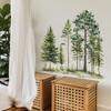 Fan Xi fun-L077 comercio exterior acuarela pino ciprés pino dormitorio sala de estar fondo embellecimiento pegatinas de pared decorativas al por mayor