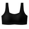 Ropa interior para mujer 2025 Otoño e Invierno Sujetador deportivo tipo chaleco minimizador y realzador para busto grande Ropa interior transpirable sin costuras para verano