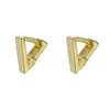 Brincos Triangulares Casuais para Mulheres, Modernos e Estilosos, Nicho Elegante, Brincos Sofisticados, Estilo Ocidental, Joias de Orelha Exquisitas e Versáteis