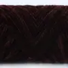 Hilo de chenilla brillante de tres cabos para tejer a crochet zapatos, hilo de lana grueso para tejer suéteres, bufandas y sombreros