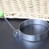 Máquina para freír huevos de acero inoxidable engrosado, modelo de herramienta para moler huevos escalfados, molde para freír huevos en forma de corazón, anillo creativo para freír huevos