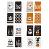 Jit Dropshipping Temu Popular Toalla de Halloween Calavera Cocina Absorbente Paño de Cocina Mesa de Comedor Mesa de Comedor Toalla Festiva