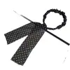 Diadema Trenzada de Puntos Retro Francesa Todo en Uno con Dientes para Mujer, Diadema de Cinta de Puntos de Moda, Accesorios para el Cabello