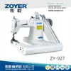 ZY-927 Zuoyi máquina de coser en cadena de doble aguja y muñeca curva máquina de coser para incrustar mezclilla máquina de coser para incrustar pantalones de playa fabricante