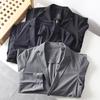 ¡Departamento de negocios de lujo ligero! ¡Sedoso y suave! Ropa de Verano para Hombre con Protección Solar Color Sólido Versátil Casual Delgada Traje Protector Solar