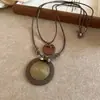 Novo Chinês Zen Colar de Penas Longas Estilo Étnico Retrô Feminino Sobreposição Cadeia de Lã Novos Acessórios Boêmios