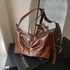 Bolso Retro de Comercio Exterior para Mujer de Gran Capacidad 2025 Nuevo Bolso Bandolera Cruzado Versátil Textura de Alta Calidad Bolso Dumpling para Viaje