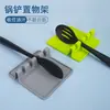 Espátula de Silicona Cuchara Sopera Tapete Cuchara para Olla Caliente Soporte de Almacenamiento Bandeja Soporte para Palillos Tapete para Cuchara Suministros de Cocina Tapete para Vajilla Almacenamiento