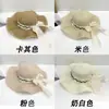 Sombrero de Playa para Niños Verano Ola Coreana Borde Flor Pequeña Fresca Sombrilla Sombrero de Paja para Viajar y Vacaciones Sombrero de Sol de Ala Ancha Protector Solar