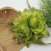 0374 Grampo de Cabelo Flor de Planta Europeia e Americana para Mulheres Grampo de Cabelo Infantil Acessórios de Cabelo Elegantes Flor de Cabeça com Corsage de Pena Venda Direta