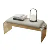 Taburete de Entrada Minimalista de Alta Gama para Cambiar Zapatos, Taburete Bajo Infantil, Banco Sólido de Madera al Pie de la Cama, Taburete de Ocio para Sofá de Sala de Estar en Casa