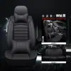 Cojín para Asiento de Coche Envolvente Completo de Cuero para Cinco Asientos Cubierta Neutra para Asiento de Coche Cuatro Estaciones Cojín de Asiento 3D Neutro