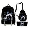 Astro Bot Universo Robô 3D Novo Produto Impressão Digital Transfronteiriça Mochila Escolar Mochila Estojo de Lápis Bolsa de Ombro