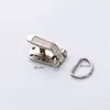 Hebilla de Pico de Pato Metálica Abrigo de Piel Ropa Exterior Pedrería Incrustada Hebilla Oculta Accesorios Hebilla de Abrigo Ropa Hebilla Doble Mercería Venta al por Mayor