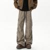 Nueva Llegada Transfronteriza Estilo WASTE Patrón Mármol Pantalones Crock para Hombre Primavera Americano Tie-dye Pantalones High Street Combinación Total Casual