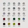 Pedras de Strass de Alta Qualidade K9 para Nail Art, Redondas de 6mm, Super Brilhantes, Strass Empilhados, Diamantes de Vidro Pequenos Redondos com Base Pontiaguda, Pedras de Strass para Nail Art DIY