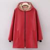 Invierno Forrado de vellón Cuero con Capucha Ropa para Ponerse Encima Overoles Hogar Cocina Impermeable y a Prueba de Aceite Ropa de Trabajo para Hombre y Mujer Grueso Cálido