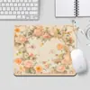 Mouse Pad Pequeno e Simples, Tecido de Superfície Fina com Fios Ultra Finos, Antiderrapante de Borracha Natural, Silencioso e Respirável, Lote de Uso Duplo