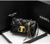 Bolso de Cadena Lingge para Mujer 2024 Nuevo Sentido de Alta Gama Moda Bolso Pequeño Cuadrado Debajo del Brazo Bolso de Hombro Cruzado Versátil