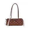Bolso de hombro retro artístico de lunares estilo coreano estilo universitario para mujer, nueva moda 2026 versátil de gran capacidad