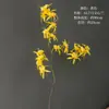 Flores Artificiales, Oncidium, Mariposa, Decoración de Boda Estilo Chino, Materiales Florales Decorativos, Accesorios Fotográficos de Oncidium, Flores Artificiales, Transfronterizo