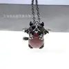 Temu Producto Nuevo Más Vendido Colgante de Tigre Pequeño Heterocromático Tendencia Colgante de Piedra Natural Cristal Ágata Piedra Collar Colgante