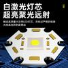 Transfronteiriço novo laser branco LED lanterna zoom telescópico fluorescente de longo alcance luz ao ar livre holofotes luz de patrulha de longo alcance