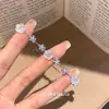 Pulsera de moda con colgante de flor de circón, pulsera de moda fresca y dulce de verano, joyería elegante de alta gama de nicho