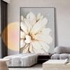 Pintura decorativa para porche de tres dimensiones color crema para alivio del viento mariposa abstracta casa frente a puerta opuesta mural flor sala de estar pintura colgante