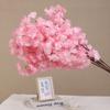 Galho de flor de cerejeira criptografada artificial arco de casamento decoração de flor artificial conjunto interno planta de flor artificial material de flor em estoque atacado
