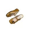 Aumento de Altura Interna de 5cm, Meia-Pantufa Fechada Estilo Coreano Estilo Francês para Mulheres, Novas Sandálias Versáteis Slip-On de Primavera e Verão