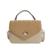Bolso de mano transfronterizo para mujer 2026 nuevo de alta gama retro con letras estampadas bolso de hombro cruzado bolso tote cuadrado pequeño de lujo ligero