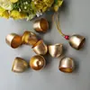 Decoração Suspensa de Sino de Vento DIY Sino de Vento de Metal Chapéu Pingente de Sino de Cobre Material Sino Antifurto Decoração de Sino Pequeno de Natal