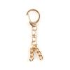 Aleación de Zinc Colgante Chapado Hebilla C Pequeña con Cadena de 8 Caracteres Nueva Combinación Hebilla C Llavero Colgante Cadena Hebilla C en stock