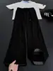 Pantalones deportivos casuales Cleanfit con estampado de ondas para hombre, pantalones de pana finos de verano con corte relajado y diseño de pierna ancha con caída