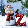 Decorações de Boneco de Neve de Natal, Enfeites para Árvore de Natal, Presentes de Feriado Transfronteiriços Atacado, Pingentes de Acrílico, Natal