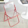 Cadeira Acrílica Transparente Moda Celebridade da Internet Loja de Roupas Cadeira para Foto Simples Casa Ins Cadeira de Jantar Banqueta Cadeira Dobrável