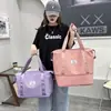 Moda de curta distância bolsa de viagem portátil saco de viagem saco de armazenamento de grande capacidade saco de ombro esportes femininos Yoga Fitness Bag