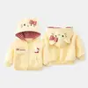 Chaqueta Corta de Primavera para Niñas 2026, Nuevo Estilo Primavera y Otoño, Top de Moda para Bebés Niñas, Sudadera de Gato Kt para Niños 5725