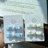 Presilha de Pato Doce e Fofa Estilo Coreano com Laço Grampo de Cabelo Grampo para Franja Lateral Acessório de Cabelo