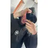 Conjunto de Moletom com Capuz de Manga Longa Moda Tendência de Marca Outono e Inverno Bordado Jaqueta Versátil Casual Masculina Tendência