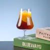 Estilo Ins Cintura Fina Copo Alto para Chá de Frutas Copo para Refrigerante Água com Gás Copo para Brandy Copo para Bebida Coquetel