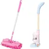 Juego de Escoba y Recogedor Infantil Mini Mopa Artefacto de Limpieza para Jardín de Infancia Juguete Aspiradora para Estimulación Infantil