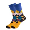 Calcetines Personalizados para Hombre al por Mayor Moda para Hombre Calcetines Divertidos de Anime Hip Hop Personalidad Dibujos Animados Moda Calcetines de Anime
