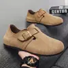 Zapatos de hombre, nuevo modelo otoño 2026, zapatos casuales sin cordones estilo 'old money', zapatos Birkenstock antideslizantes y resistentes al desgaste para hombre