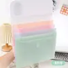 Bolsa de Archivo Multicapa de Verano Simple y Creativa, Bolsa tipo Acordeón de Gran Capacidad, Bolsa para Archivos A4, Carpeta de Almacenamiento para Exámenes con Botón a Presión, Venta al por Mayor