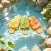 Sorvete Crocante Simulador Divertido Picolé Miniatura Comida Brinquedo Chaveiro Pingente DIY Grampo de Cabelo Elástico de Cabelo