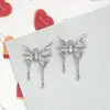 Estilo Oscuro Dulce y Fresco Araña Mariposa Incrustada con Circonita Aleación Colgante Personalizado DIY Cadena de Teléfono Móvil Material de Accesorio para Collar