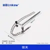 Pinza universal de laboratorio, pinza para tubo de vidrio con recubrimiento blanco, pinza de cuatro garras de acero inoxidable, pinza para tubo de condensador, pequeña, mediana, grande