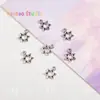 Pulsera con Colgante de Estrella de Seis Puntas de Plata Antigua Collar Colgante Cuerda Roja Material Trenzado Aretes Aretes Accesorios de Joyería Diy Material